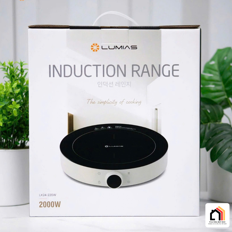 Bộ Nồi Lẩu Lumias Hàn Quốc Gồm Nồi và Bếp Từ 2000W tại Vua Nhà Bếp Đức-11