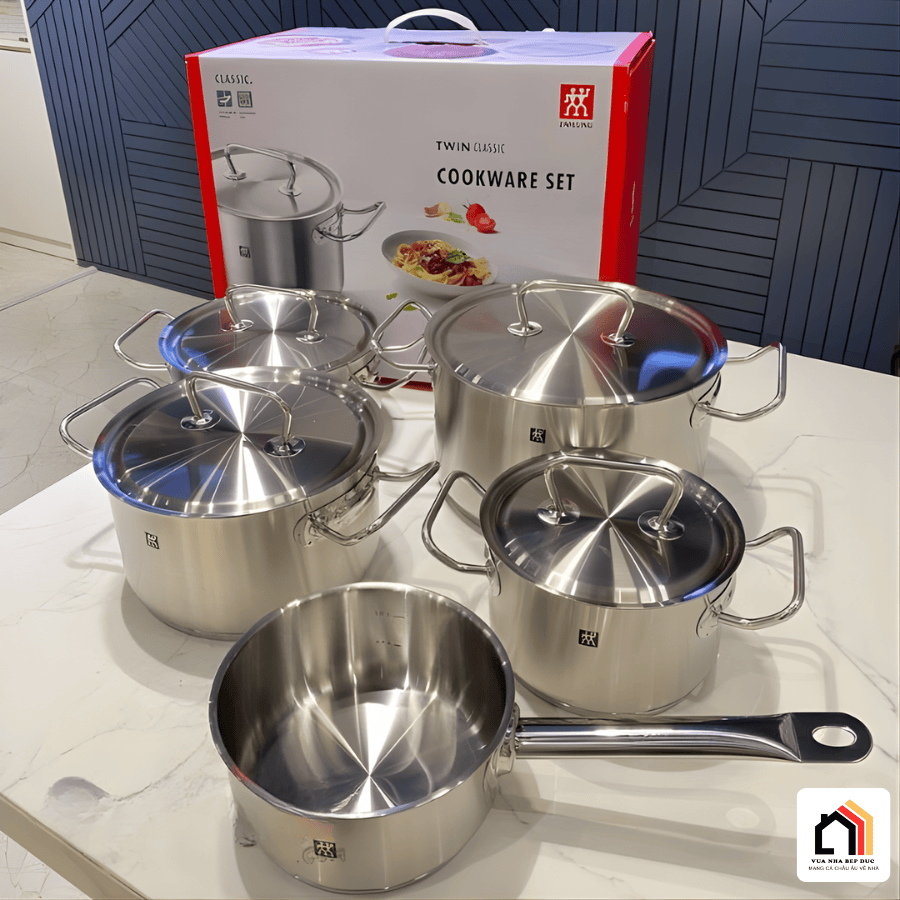Bộ Nồi 5 Món Zwilling Twin Classic - Siêu Sale 2026 tại Vua Nhà Bếp Đức 08