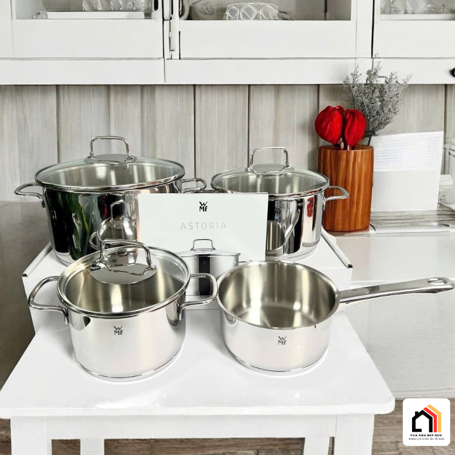 Bộ Nồi WMF ASTORIA 4 Món - Siêu Sale 2026 tại Vua Nhà Bếp Đức 12