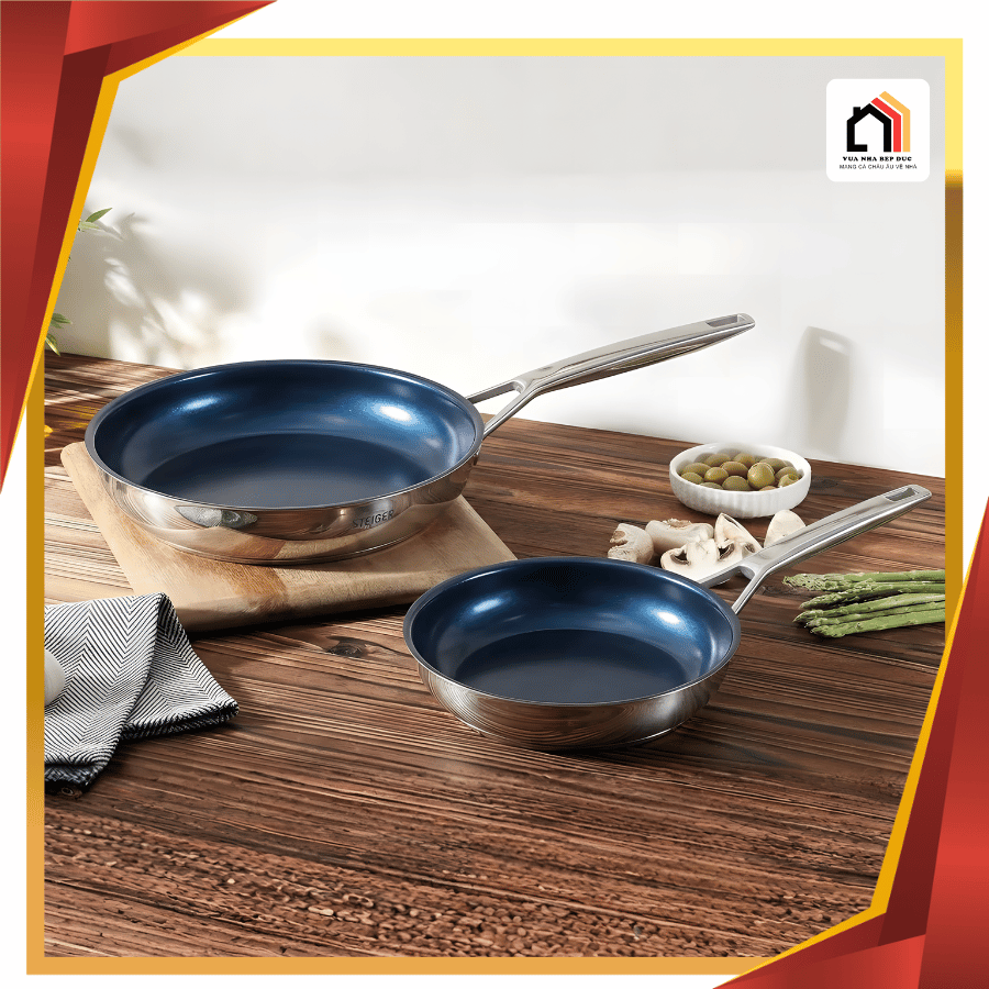 Chảo Chống Dính Steiger Steelcore - Siêu Sale 2026 tại Vua Nhà Bếp Đức 01