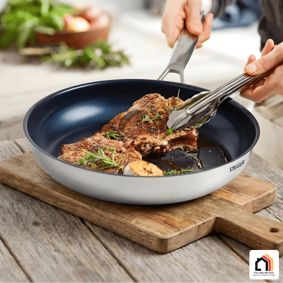 Chảo Chống Dính Steiger Steelcore - Siêu Sale 2026 tại Vua Nhà Bếp Đức 02
