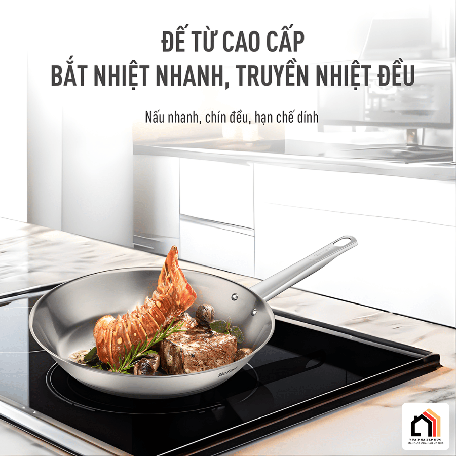 Chảo Inox Cao Cấp Tefal 20cm B9210295 - Siêu Sale 2026 tại Vua Nhà Bếp Đức 05
