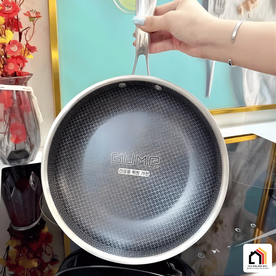 Chảo Inox Chống Dính Blackcube Gume GM1328N tại Vua Nhà Bếp Đức 08
