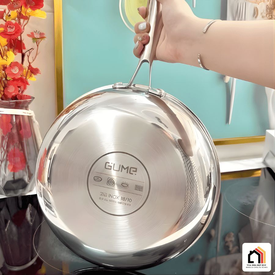 Chảo Inox Chống Dính Blackcube Gume GM1328N tại Vua Nhà Bếp Đức 09