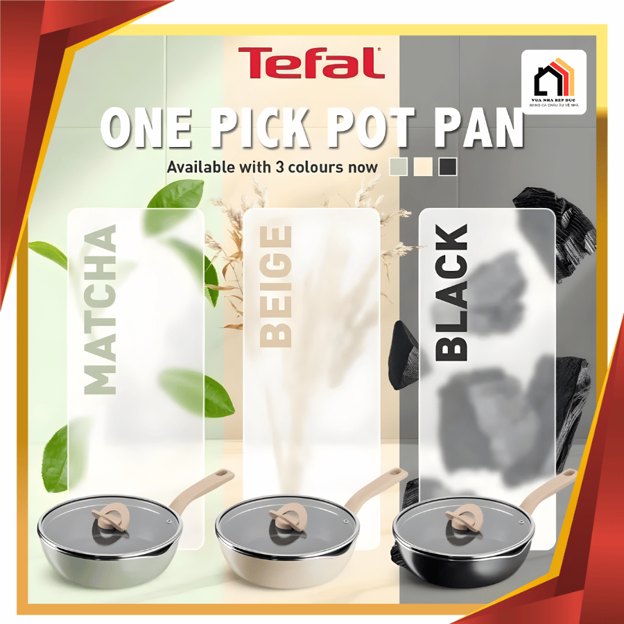 Chảo Nồi Có Nắp Tefal G1668795 24cm - Siêu Sale 2026