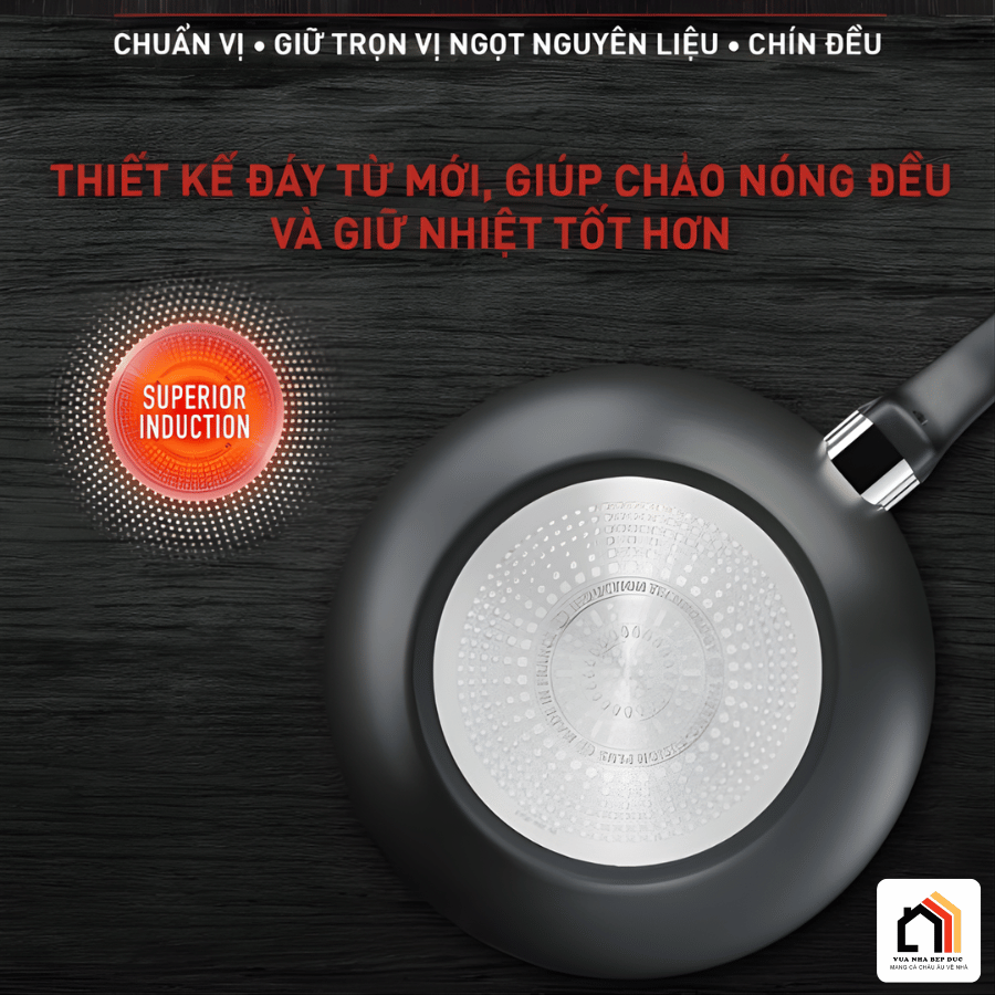 Chảo Sâu Lòng Tefal Unlimited 28cm G2551902 tại Vua Nhà Bếp Đức 07