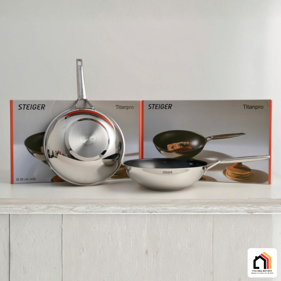 Chảo STEIGER Titanpro - Siêu Sale Cực Sốc 2026 tại Vua Nhà Bếp Đức 02