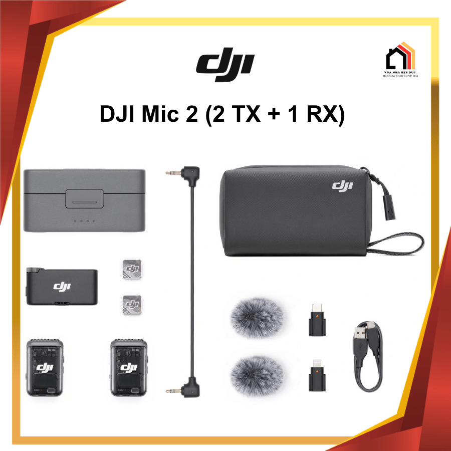 DJI Mic 2 - Micro Không Dây Thế Hệ Mới 2026 tại Vua Nhà Bếp Đức 010