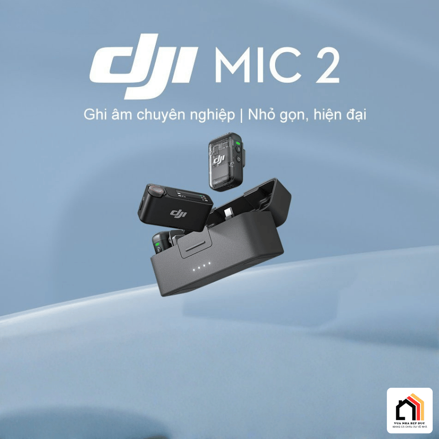 DJI Mic 2 - Micro Không Dây Thế Hệ Mới 2026 tại Vua Nhà Bếp Đức 04