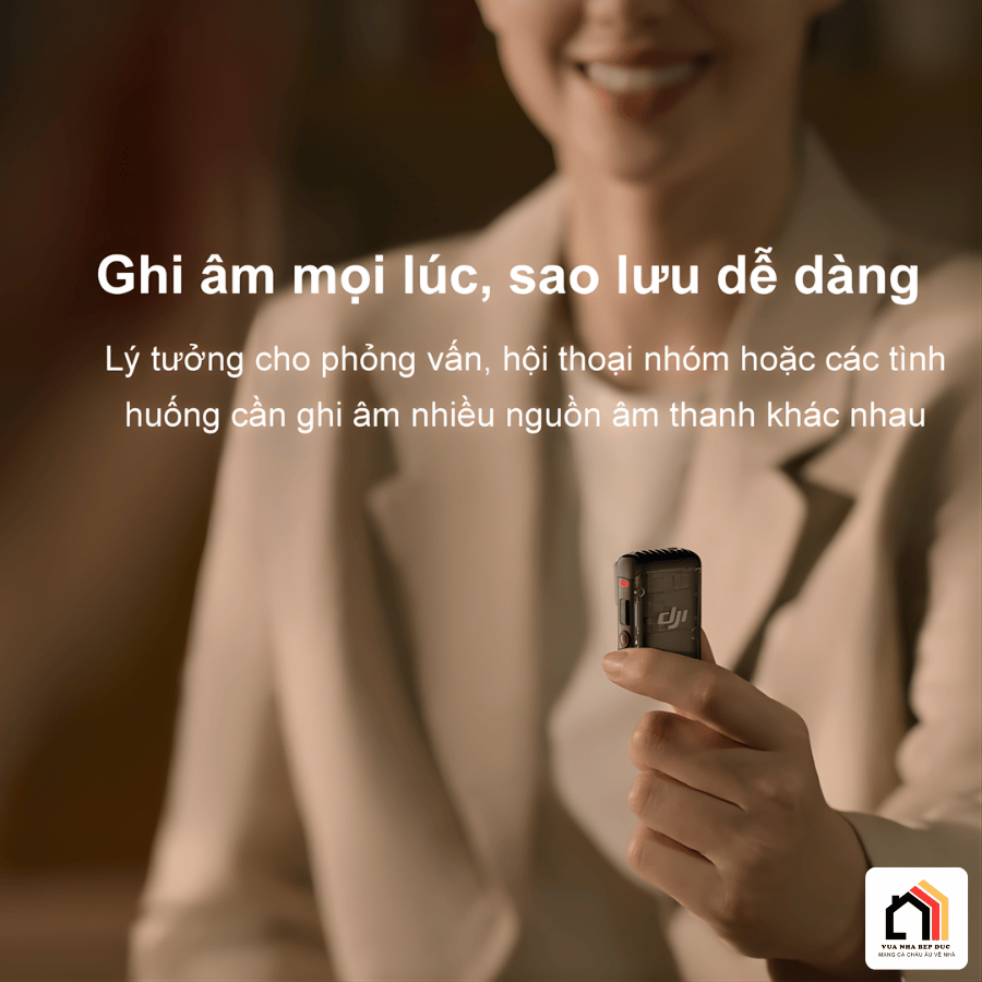 DJI Mic 2 - Micro Không Dây Thế Hệ Mới 2026 tại Vua Nhà Bếp Đức 013