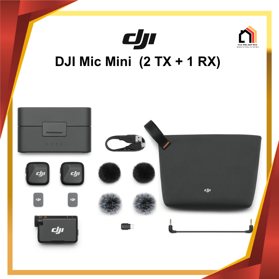 DJI Mic Mini - Micro Không Dây Thế Hệ Mới 2026 tại Vua Nhà Bếp Đức 02
