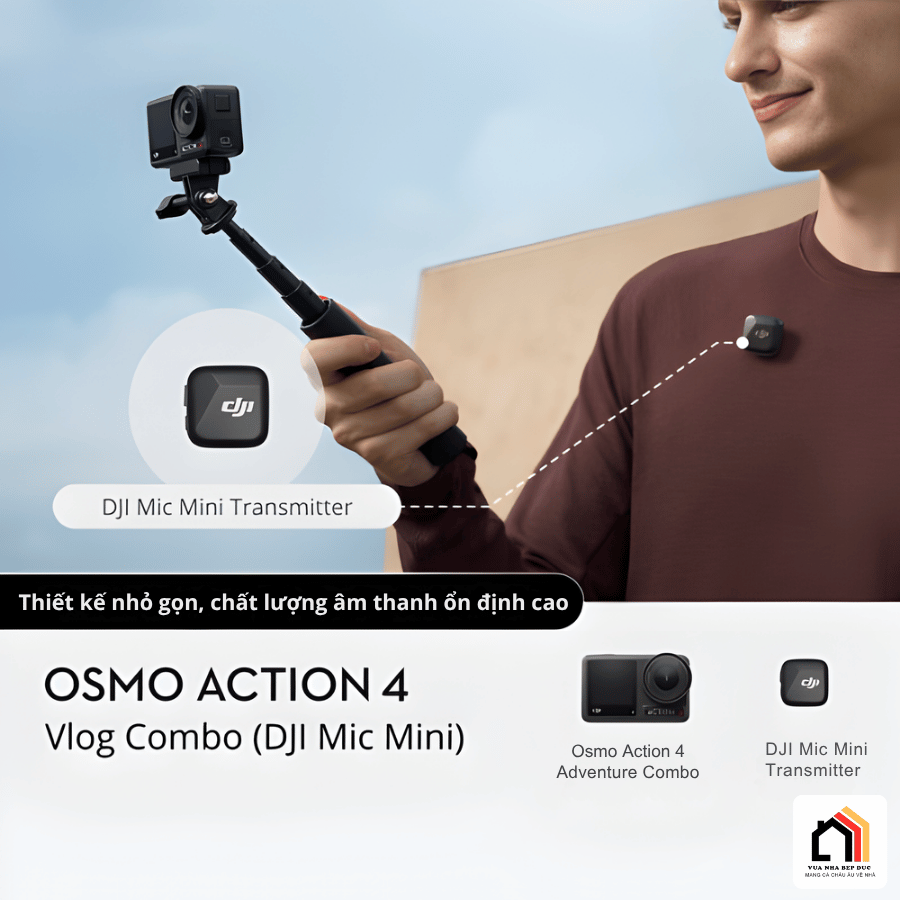 DJI Mic Mini - Micro Không Dây Thế Hệ Mới 2026 tại Vua Nhà Bếp Đức 04