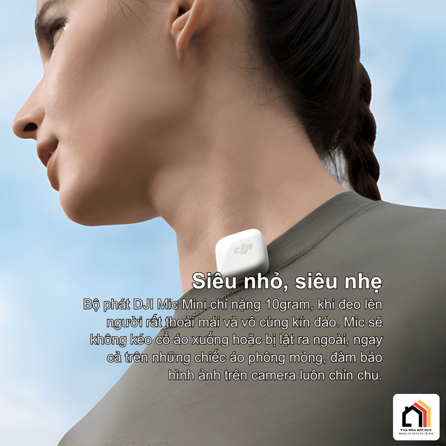 DJI Mic Mini - Micro Không Dây Thế Hệ Mới 2026 tại Vua Nhà Bếp Đức 10