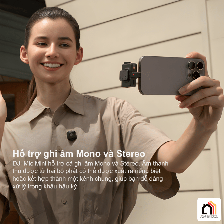 DJI Mic Mini - Micro Không Dây Thế Hệ Mới 2026 tại Vua Nhà Bếp Đức 015