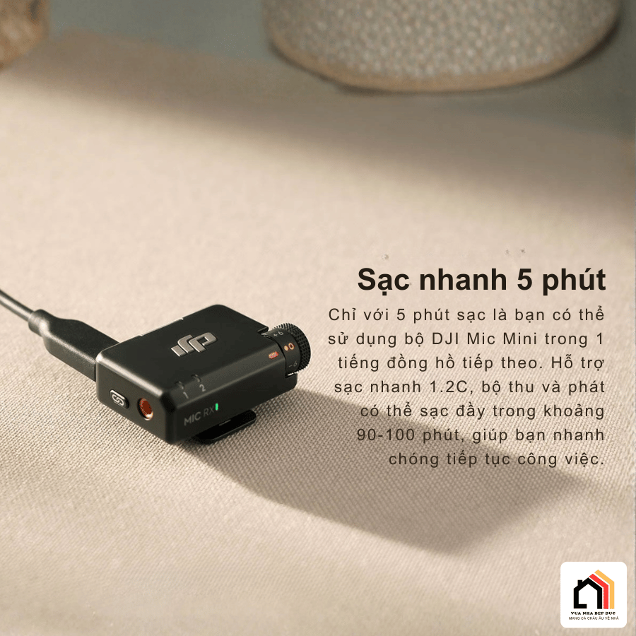 DJI Mic Mini - Micro Không Dây Thế Hệ Mới 2026 tại Vua Nhà Bếp Đức 018