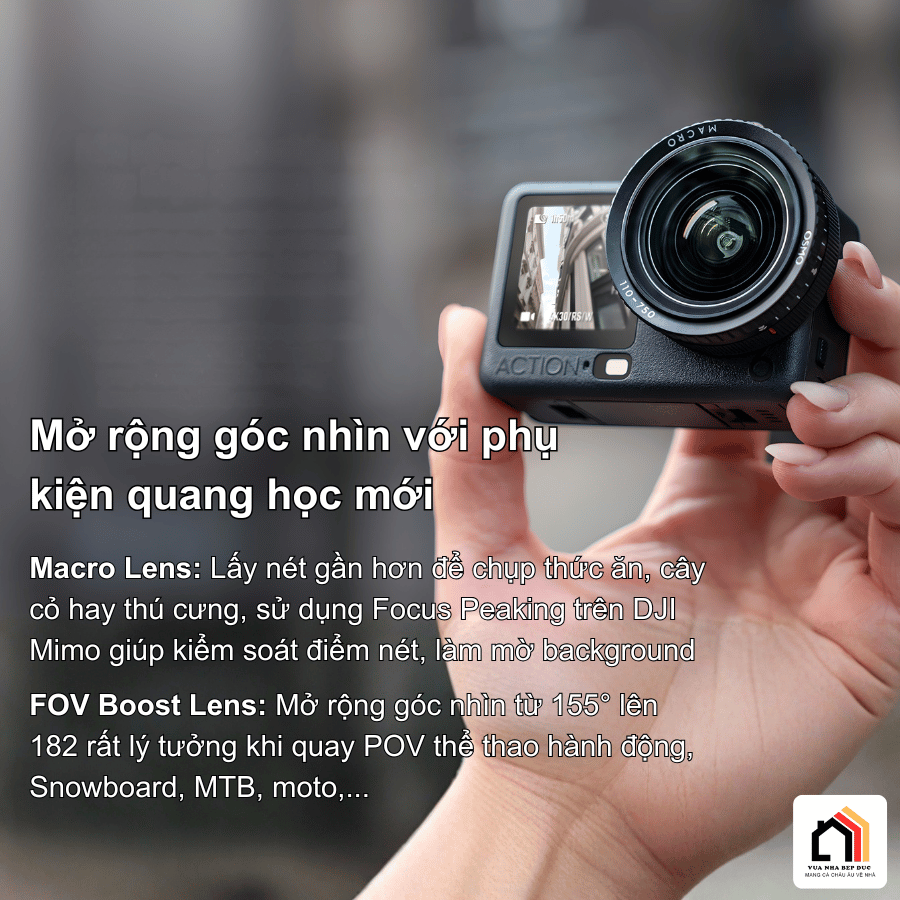 DJI Action 6 - Camera Action Thế Hệ Mới 2026 tại Vua Nhà Bếp Đức 014