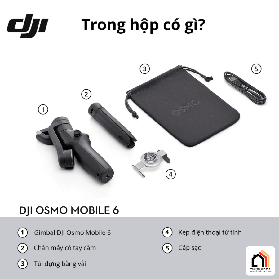 DJI Osmo Mobile 6 - Gimbal Điện Thoại Thế Hệ Mới 2026 tại Vua Nhà Bếp Đức 018