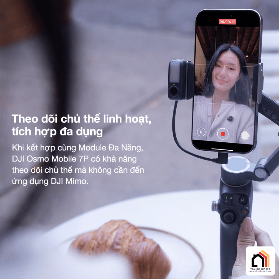 DJI Osmo Mobile 7 - Gimbal Điện Thoại Thế Hệ Mới 2026 tại Vua Nhà Bếp Đức 05
