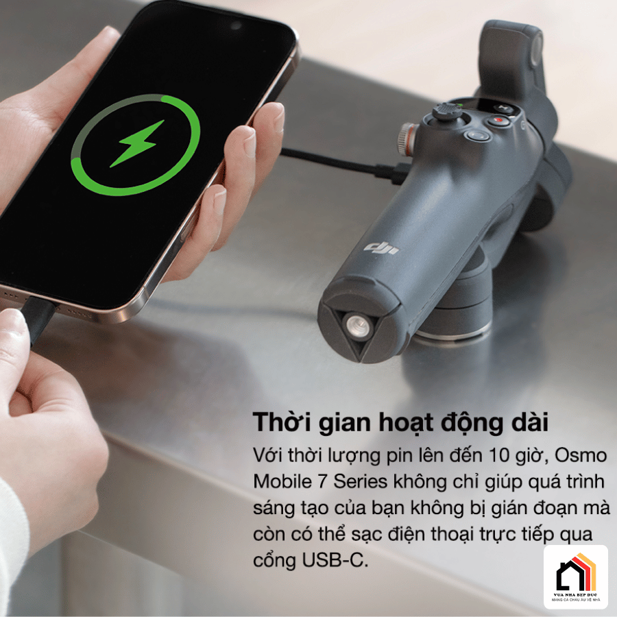 DJI Osmo Mobile 7 - Gimbal Điện Thoại Thế Hệ Mới 2026 tại Vua Nhà Bếp Đức 07