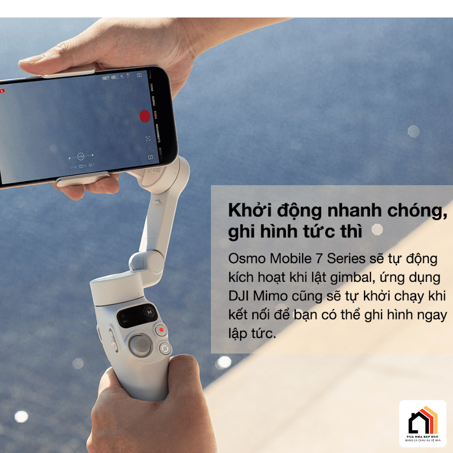 DJI Osmo Mobile 7 - Gimbal Điện Thoại Thế Hệ Mới 2026 tại Vua Nhà Bếp Đức 08