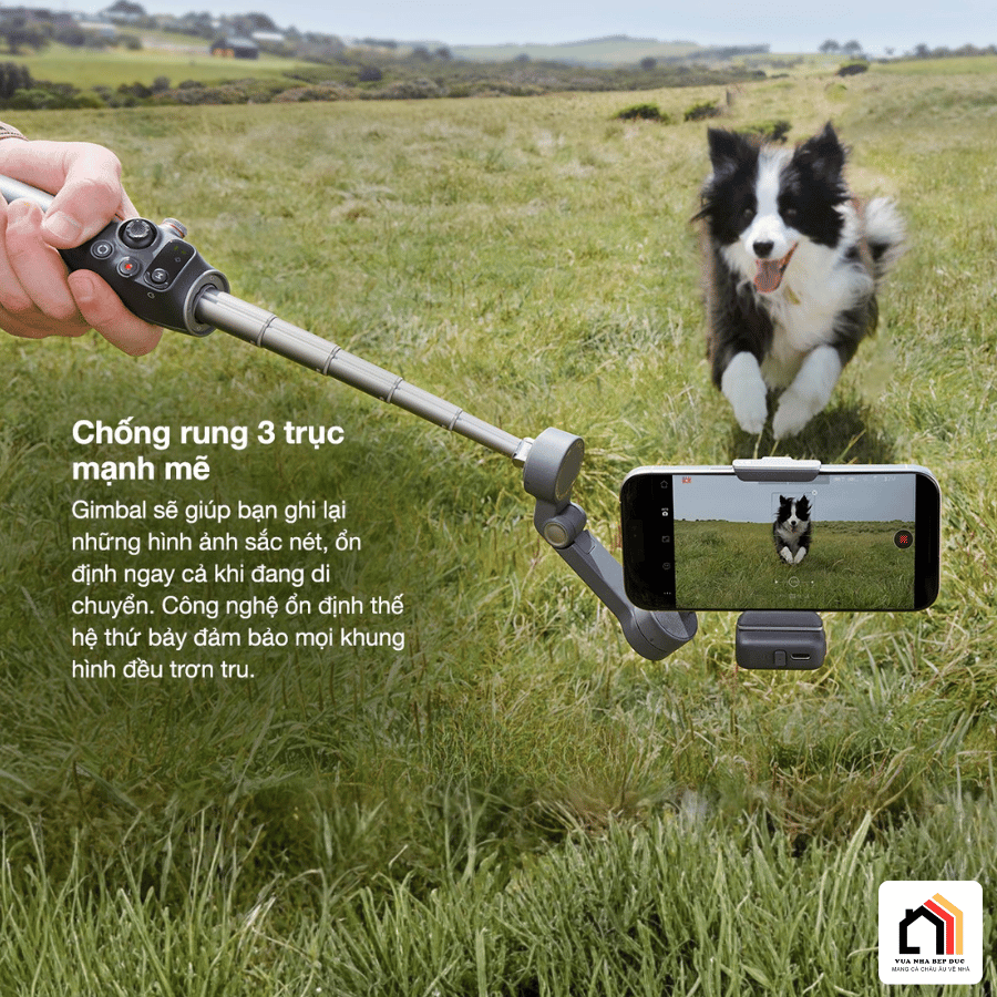 DJI Osmo Mobile 7 - Gimbal Điện Thoại Thế Hệ Mới 2026 tại Vua Nhà Bếp Đức 014