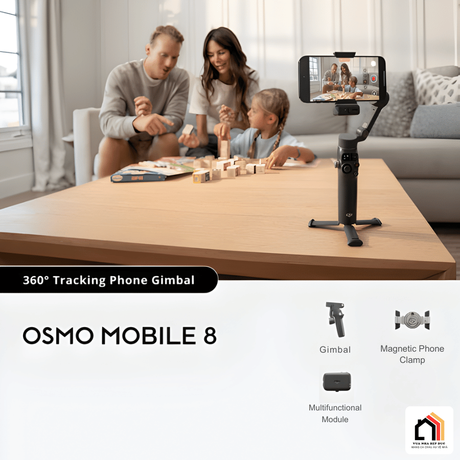 DJI Osmo Mobile 8 - Gimbal Điện Thoại Thế Hệ Mới 2026 tại Vua Nhà Bếp Đức 02