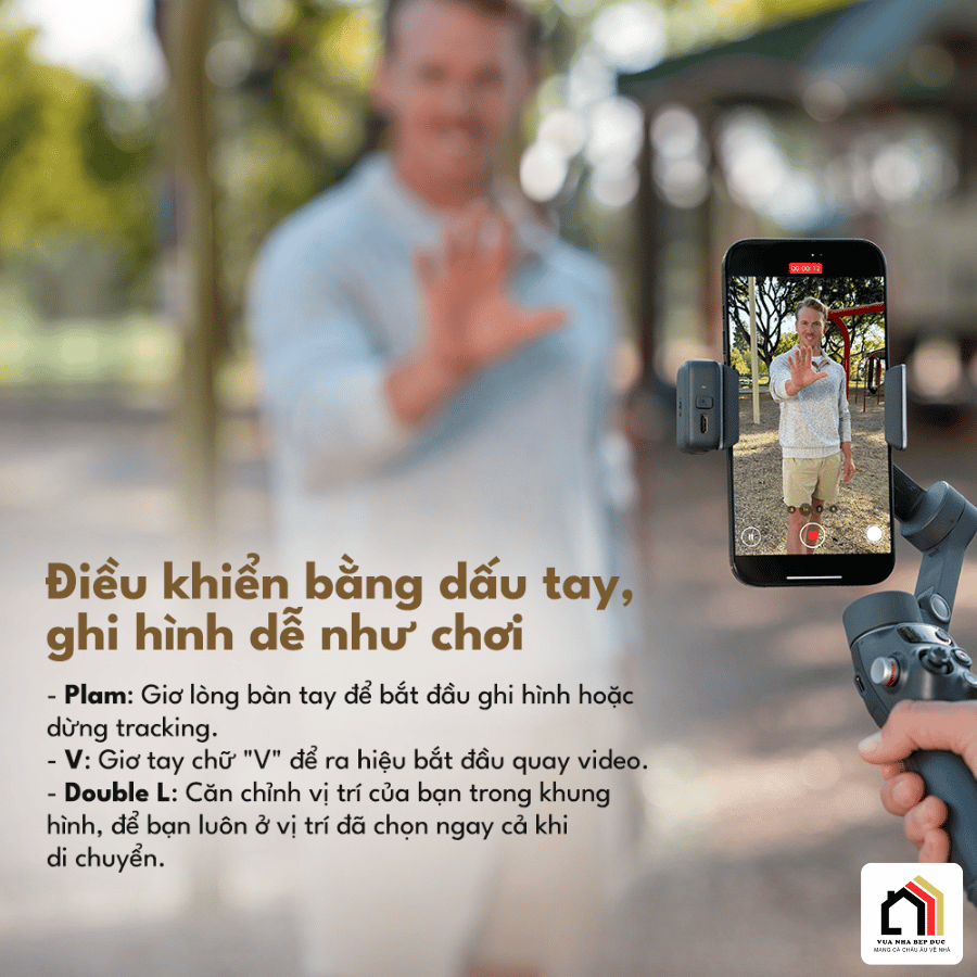 DJI Osmo Mobile 8 - Gimbal Điện Thoại Thế Hệ Mới 2026 tại Vua Nhà Bếp Đức 13