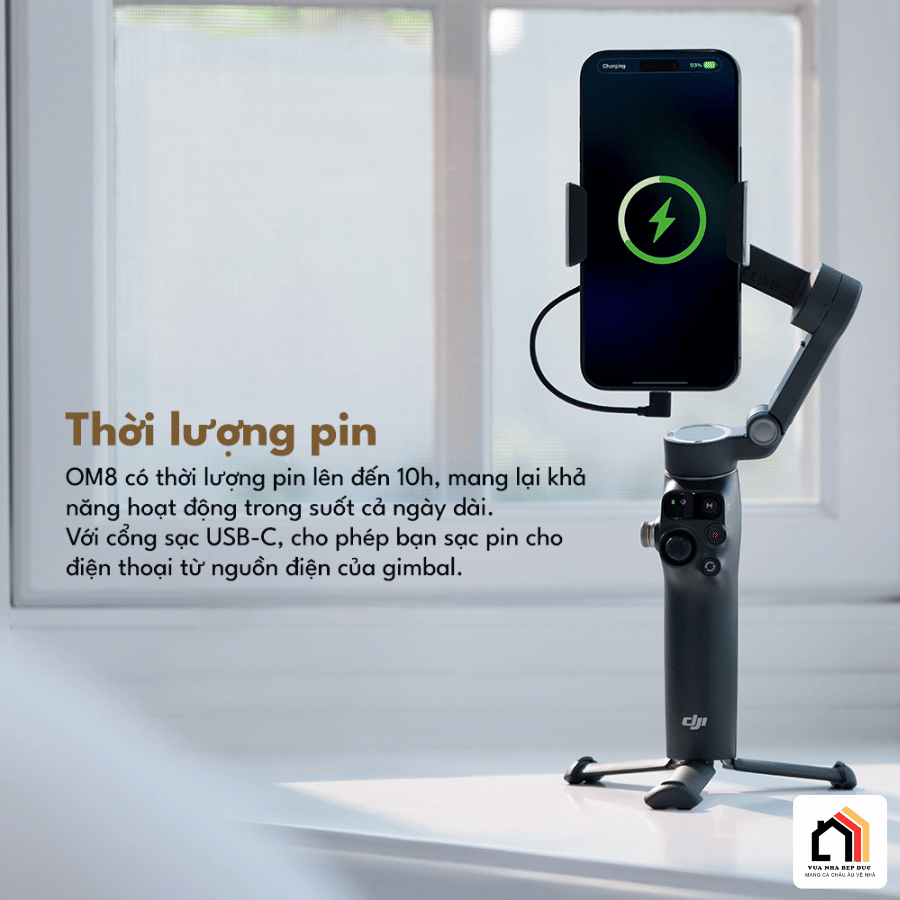 DJI Osmo Mobile 8 - Gimbal Điện Thoại Thế Hệ Mới 2026 tại Vua Nhà Bếp Đức 015