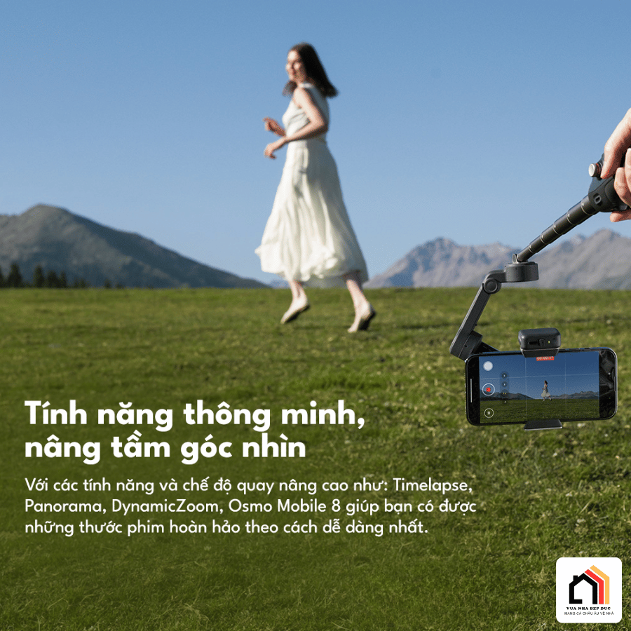 DJI Osmo Mobile 8 - Gimbal Điện Thoại Thế Hệ Mới 2026 tại Vua Nhà Bếp Đức 020
