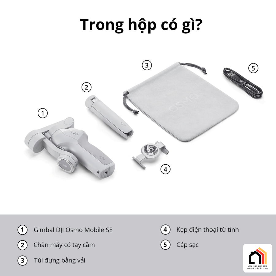 DJI Osmo Mobile SE - Gimbal Điện Thoại Thế Hệ Mới 2026 tại Vua Nhà Bếp Đức 15