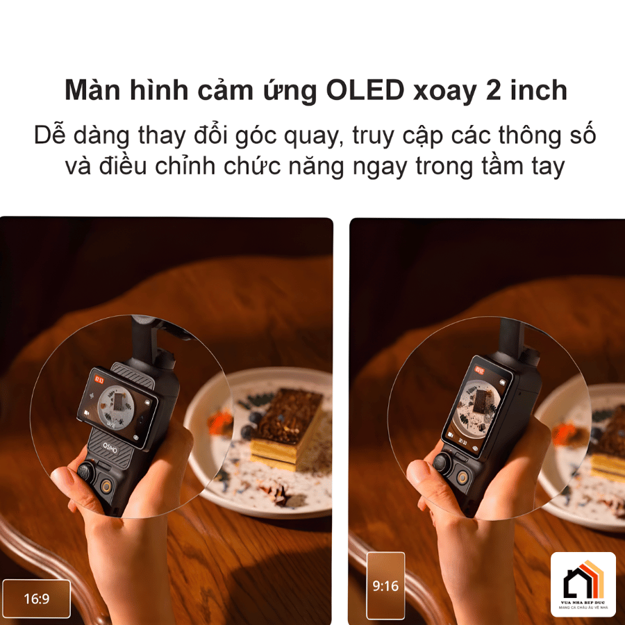 DJI Osmo Pocket 3 - Camera Cao Cấp Thế Hệ Mới 2026 tại Vua Nhà Bếp Đức 016