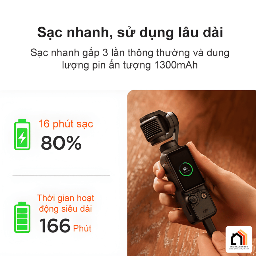 DJI Osmo Pocket 3 - Camera Cao Cấp Thế Hệ Mới 2026 tại Vua Nhà Bếp Đức 024