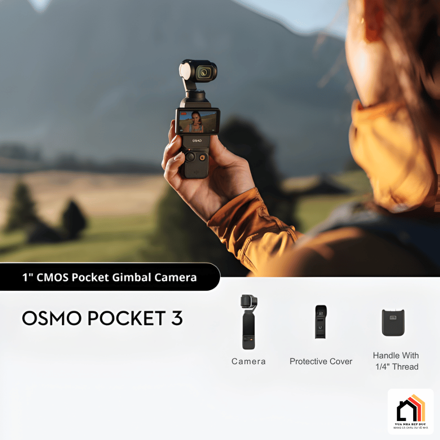 DJI Osmo Pocket 3 - Camera Cao Cấp Thế Hệ Mới 2026 tại Vua Nhà Bếp Đức 02