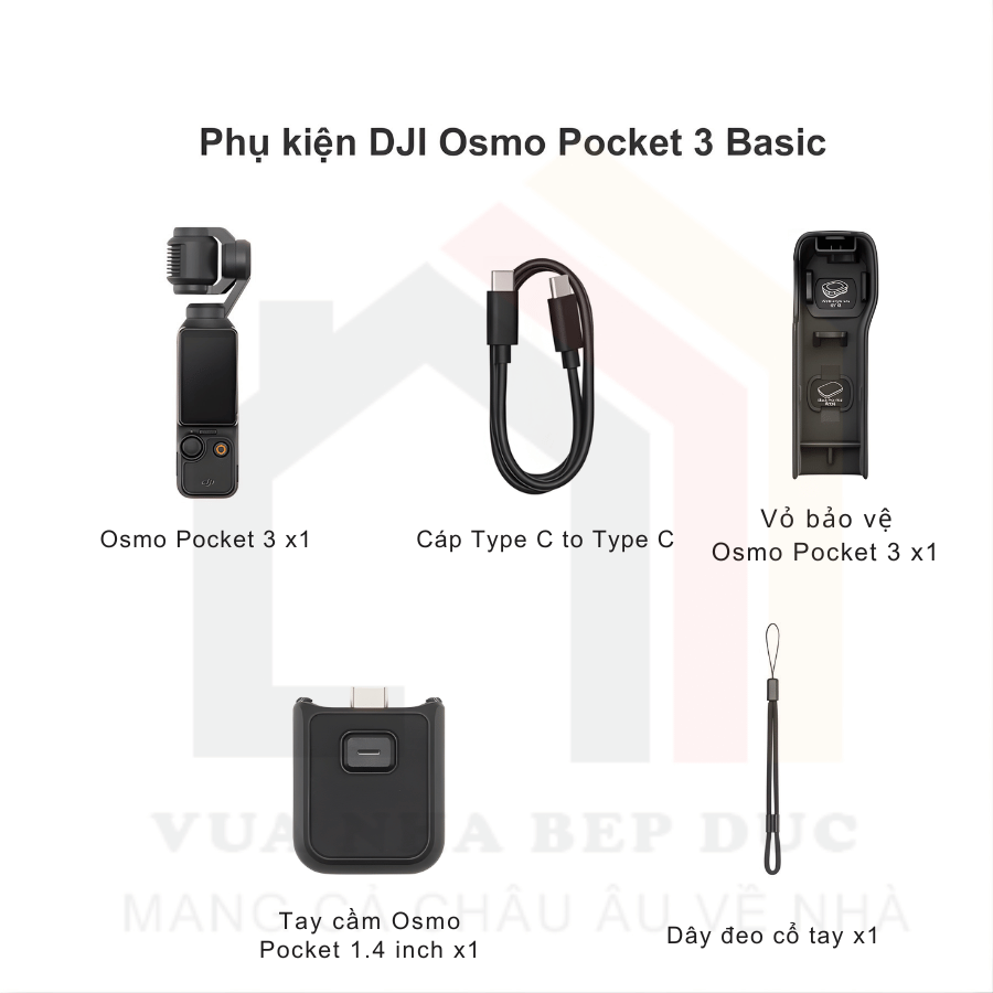 DJI Osmo Pocket 3 - Camera Cao Cấp Thế Hệ Mới 2026 tại Vua Nhà Bếp Đức 030