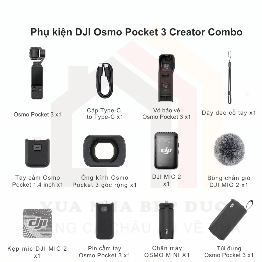DJI Osmo Pocket 3 - Camera Cao Cấp Thế Hệ Mới 2026 tại Vua Nhà Bếp Đức 031