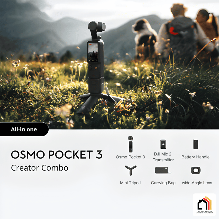 DJI Osmo Pocket 3 - Camera Cao Cấp Thế Hệ Mới 2026 tại Vua Nhà Bếp Đức 03