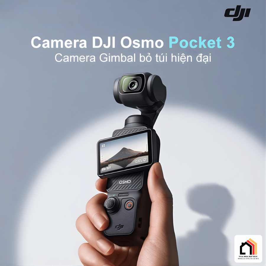 DJI Osmo Pocket 3 - Camera Cao Cấp Thế Hệ Mới 2026 tại Vua Nhà Bếp Đức 08