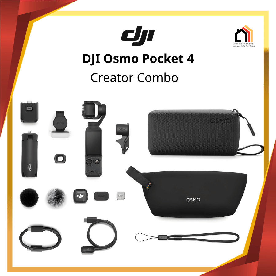 DJI Osmo Pocket 4 - Camera Thế Hệ Mới 2026 tại Vua Nhà Bếp Đức 11