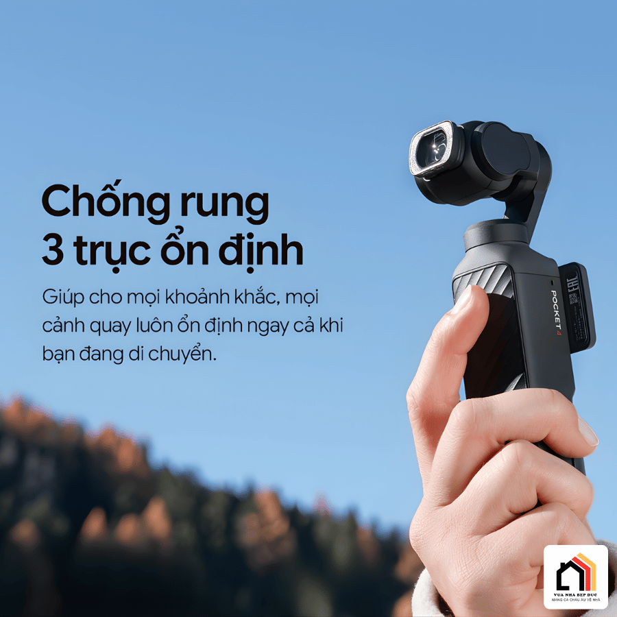 DJI Osmo Pocket 4 - Camera Thế Hệ Mới 2026 tại Vua Nhà Bếp Đức 10