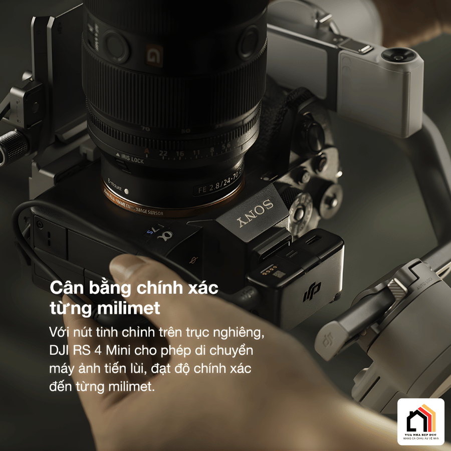 Gimbal DJI RS 4 Mini - Gimbal Thế Hệ Mới 2026 tại Vua Nhà Bếp Đức 12