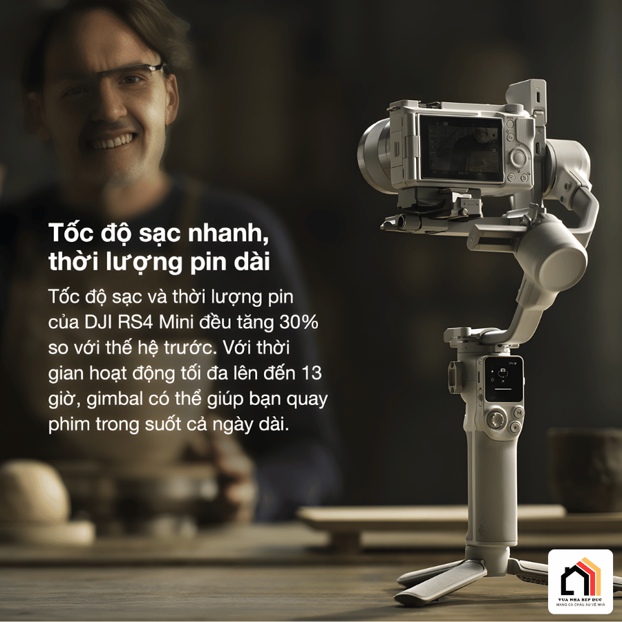 Gimbal DJI RS 4 Mini - Gimbal Thế Hệ Mới 2026 tại Vua Nhà Bếp Đức 22