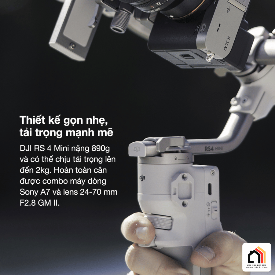 Gimbal DJI RS 4 Mini - Gimbal Thế Hệ Mới 2026 tại Vua Nhà Bếp Đức 23