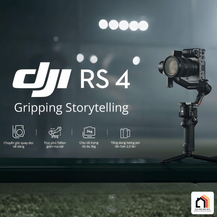 Gimbal DJI RS 4 Pro - Gimbal Thế Hệ Mới 2026 tại Vua Nhà Bếp Đức 08