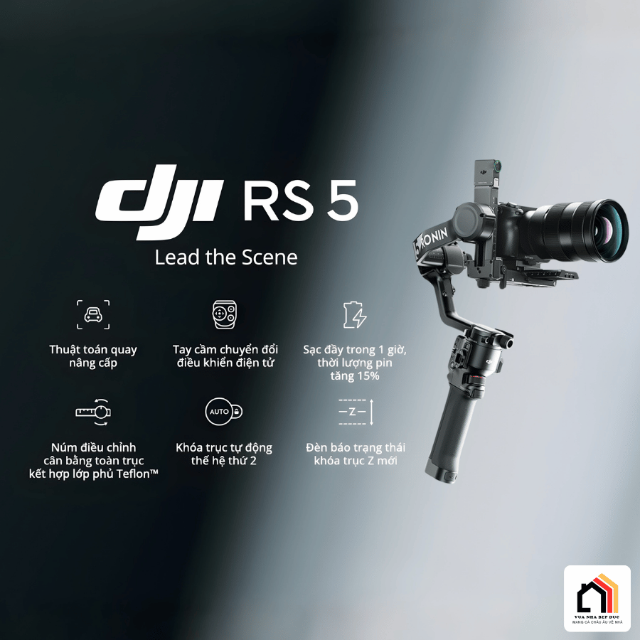 Gimbal DJI RS5 - Gimbal Thế Hệ Mới 2026 tại Vua Nhà Bếp Đức 04
