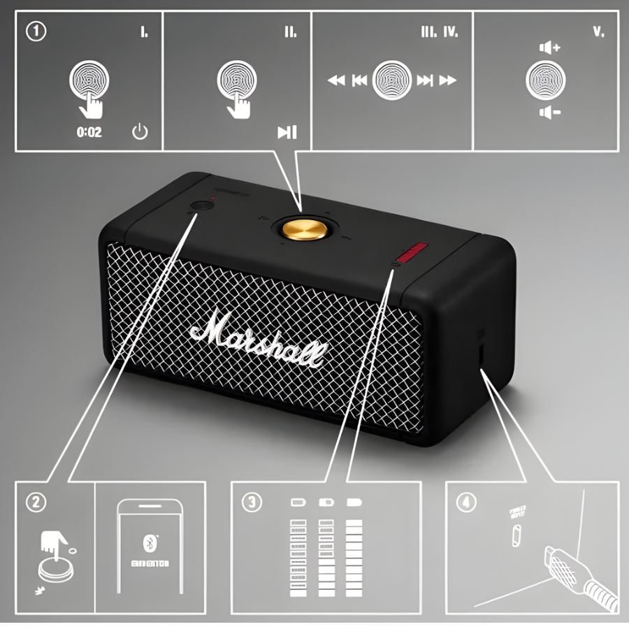 Marshall Emberton 2 - Siêu Phẩm Loa Thông Minh 2026 tại Vua Nhà Bếp Đức 12