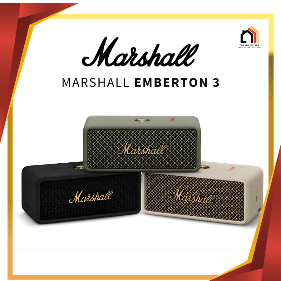 Marshall Emberton 3 - Siêu Phẩm Loa Thông Minh 2026
