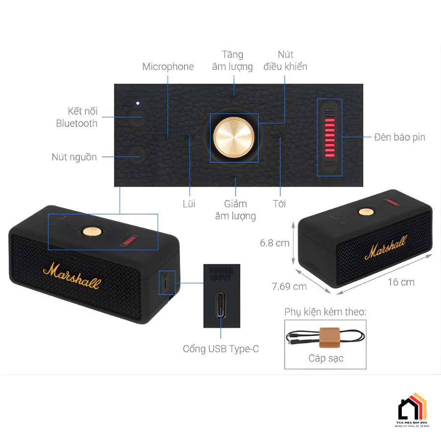 Marshall Emberton 3 - Siêu Phẩm Loa Thông Minh 2026 tại Vua Nhà Bếp Đức 017