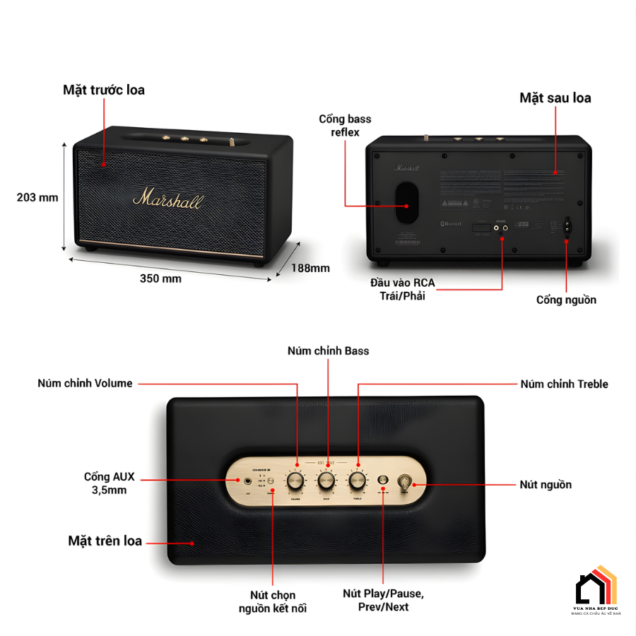 Marshall Standmore 2 - Siêu Phẩm Loa Thông Minh 2026 tại Vua Nhà Bếp Đức 011