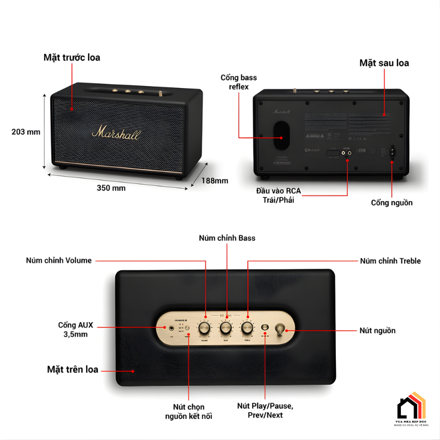 Marshall Standmore 3 - Siêu Phẩm Loa Thông Minh 2026 tại Vua Nhà Bếp Đức 04