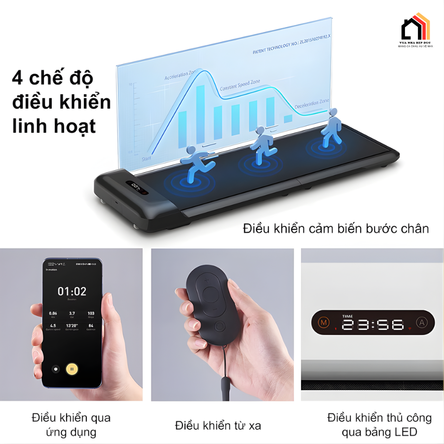 Kingsmith C2 - Máy chạy bộ thế hệ mới 2026 tại Vua Nhà Bếp Đức 06